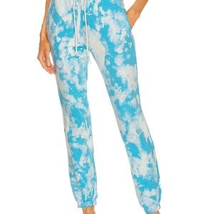 Cotton Citizen Milan Sweatpants in Marine Splatter